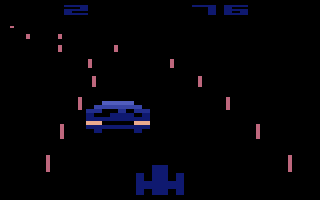 Night Driver screenshot 3 for Atari 2600